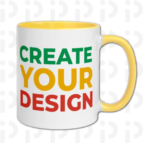 325ML Coffee Mug Ceramic Coloured Inside & Handle Thumbnail