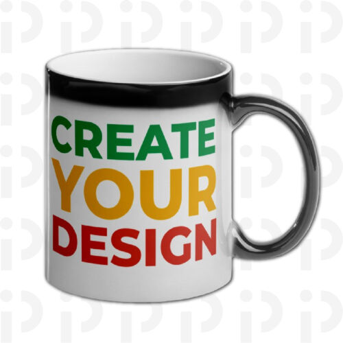 Heat Reveal 325ML Coffee Mug Ceramic Black Thumbnail