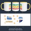 325ML Coffee Mug Ceramic Coloured Inside & Handle Thumbnail