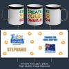 Heat Reveal 325ML Coffee Mug Ceramic Black Thumbnail